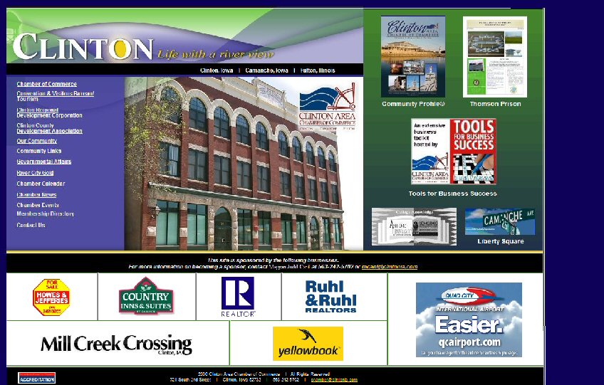 Clinton Chamber of Commerce, Iowa